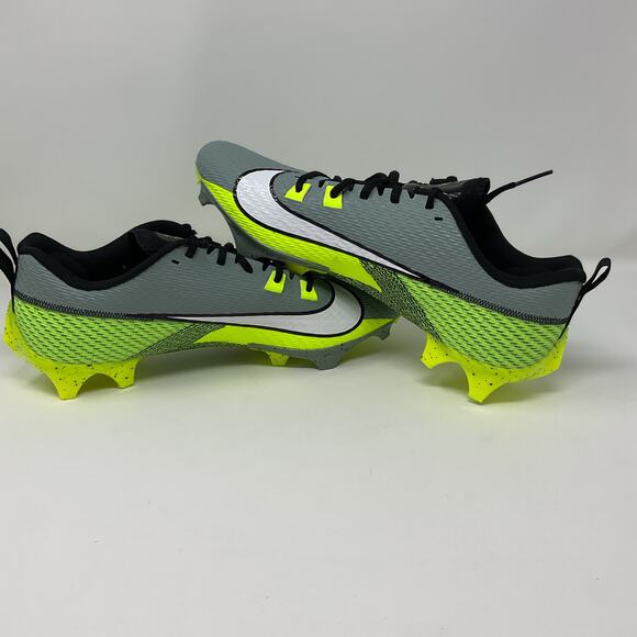 Nike Vapor Edge Speed 360 2 Football Cleats FB8446-303 Men Size 13 Volt Grey NEW - Picture 5 of 8